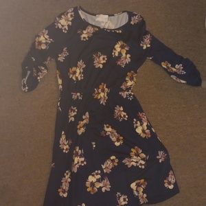 Soft Polyester floral print dress Medium